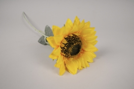 x426ee Yellow artificial sunflower H62cm