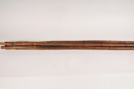 x450ab Pack of 6 brown bamboo stakes H180cm