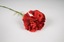 x472am Oeillet artificiel rouge H54cm