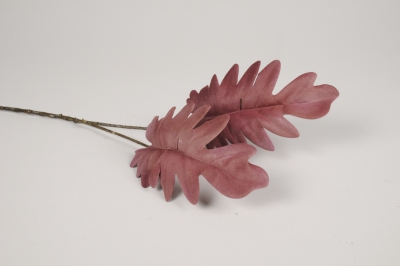 x482ee Purple artificial philodendron H51cm