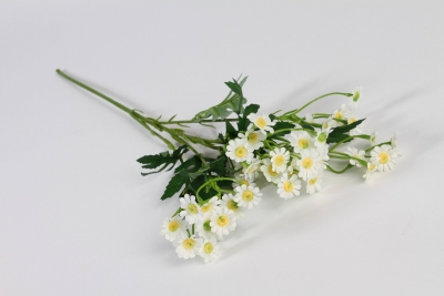 x490am Marguerite artificielle blanche H60cm