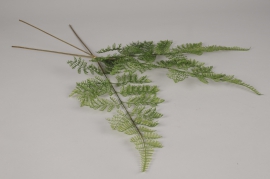 x493ee Green artificial fern H60cm