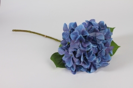 x510am Hortensia artificiel bleu mauve H65cm