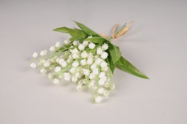 x524ee Bouquet de muguet artificiel H23cm