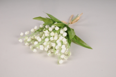 x524ee Bunch of artificial lily of the valley H23cm