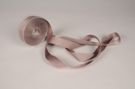 X548UN Grey fabric ribbon 25mm x 15m