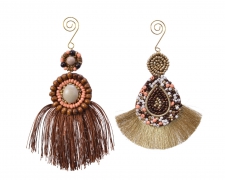 X558KI Tassel decoration assorted D8cm H15cm