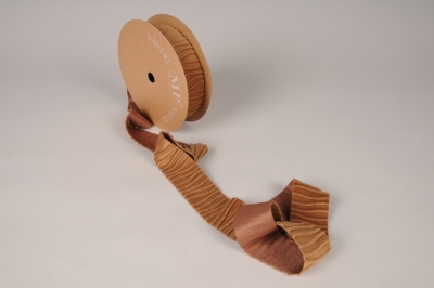 X573UN Ruban de velours beige 40mm x 10m