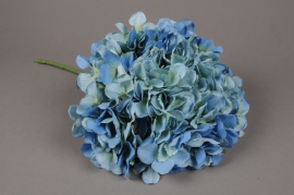x579jp Hortensia artificiel bleu H47cm