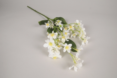 x635ee Pommier artificiel blanc H62cm