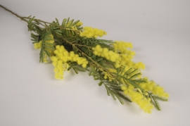 x637ee Mimosa artificiel jaune H113cm
