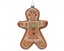X660KI Christmas decorated gingerbread H16cm