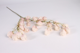 x716ee Pink and cream artificial ground cherries H95cm