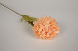 x742di Chrysanthème artificiel saumon H60cm