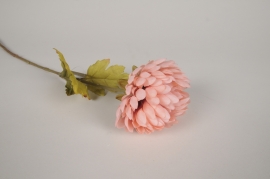 x743di Chrysanthème artificiel rose H60cm