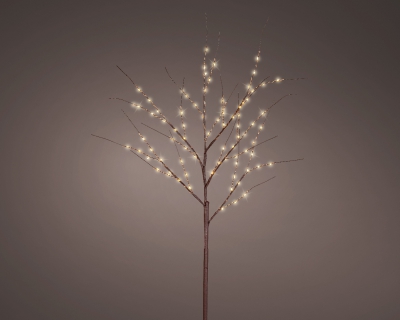 X754KI Artificial branch 78 white warm LED D30cm H120cm