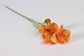 x796di Orange artificial hibiscus H62cm