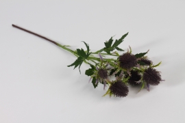 x806di Purple artificial thistle H57cm