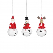 X810DQ Assorted characters with bells H11cm