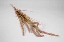 x846jp Light brown artificial grass H85cm