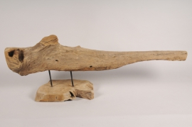 x963wg Root on foot teak 114x22cm H41cm 