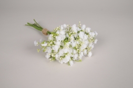 xa38nn Bouquet de gypsophile artificiel blanc H29cm