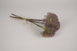 xa41nn Light purple artificial thistle H35cm