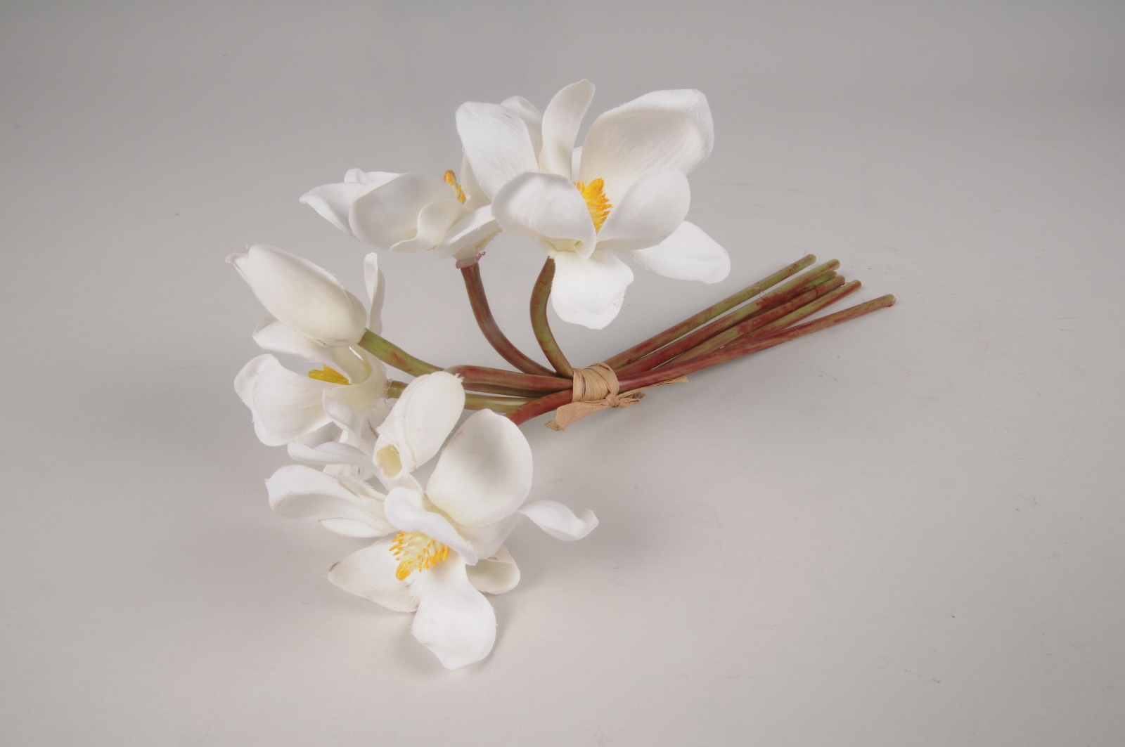 Bouquet de magnolia artificiel blanc H29cm