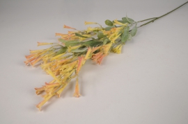 xy65di Yellow artificial campsis radicans H95cm