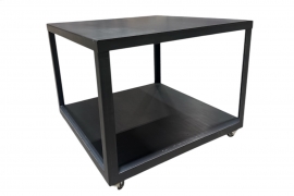 Z7-000001 Black iron table 135X135cm H108cm