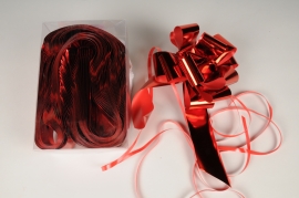 ZR-000072 Box of 30 shiny red automatic knots 30mm